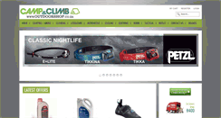 Desktop Screenshot of campandclimb.co.za
